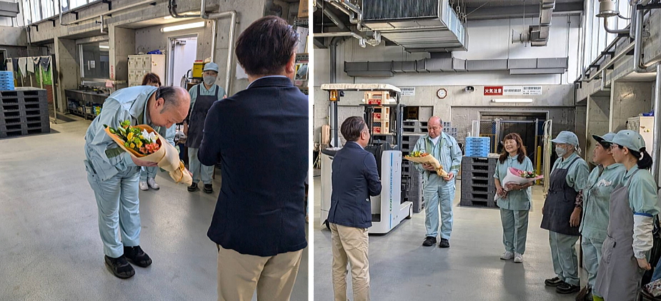 リネックス鎌倉笛田RCで長きに渡り頑張ってくれていた、Hさんが退職となりました